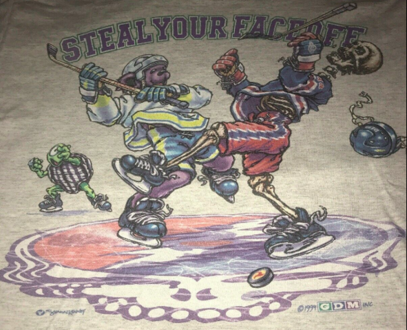 Grateful Dead Hockey 1994 Steal Your Faceoff T-Shirt