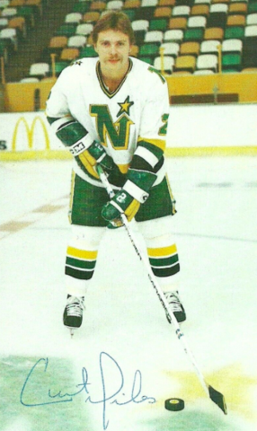 Curt Giles 1982 Minnesota North Stars