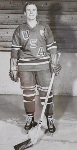 Bill Cleary Jr. 1956 United States Men's National Ice Hockey Team