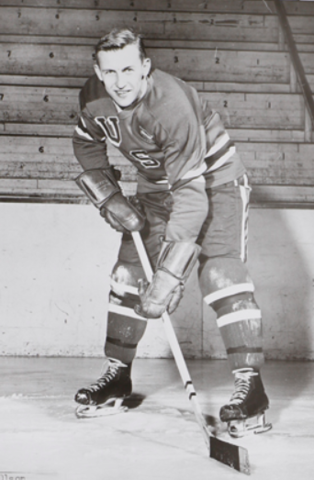 Weldy Olson 1956 United States Men's National Ice Hockey Team
