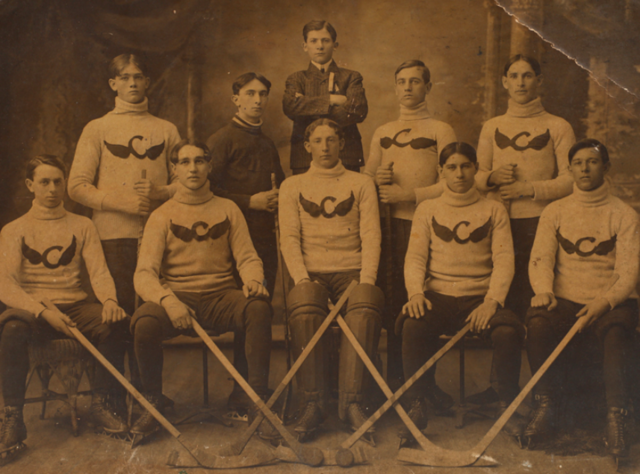 Antique Ice Hockey Photo - circa 1905