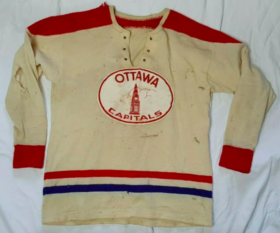 Vintage Ottawa Capitals Jersey 1950s