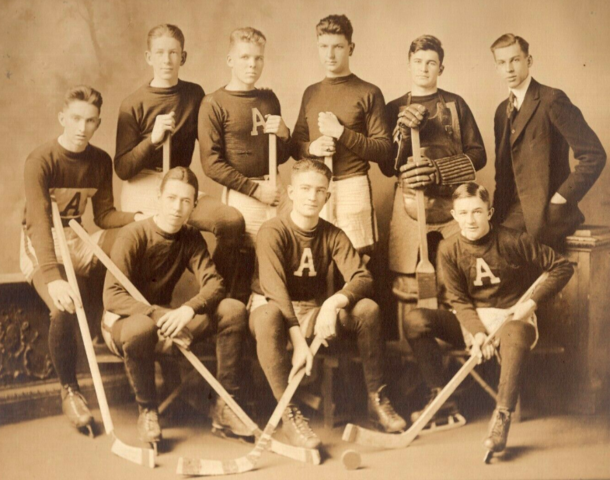 Arlington High School Hockey Team - Early 1900s
