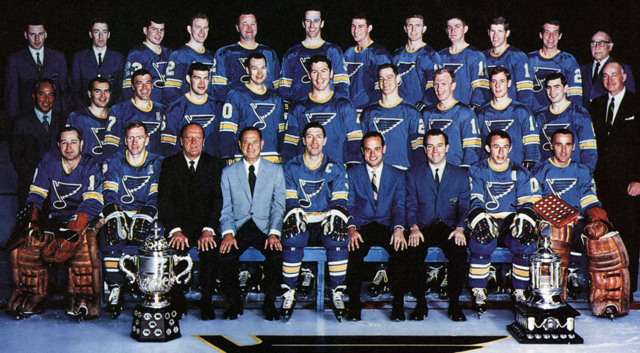 St. Louis Blues 1969 Clarence S. Campbell Bowl Champions for NHL West Division