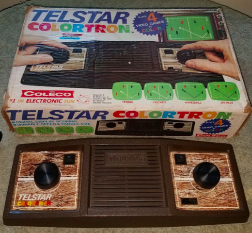 Coleco Telstar Colortron 1978 Hockey Video Game