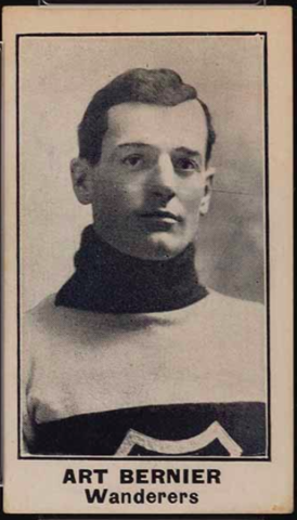 Art Bernier Hockey Card 1912 Imperial Tobacco C57 No.6