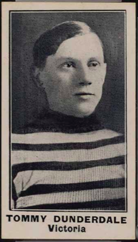 Tommy Dunderdale Hockey Card 1912 Imperial Tobacco C57 No.5