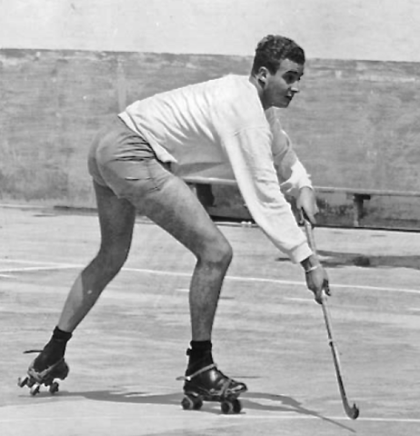 Juan Carlos de Borbón 1959 Spanish Roller Hockey