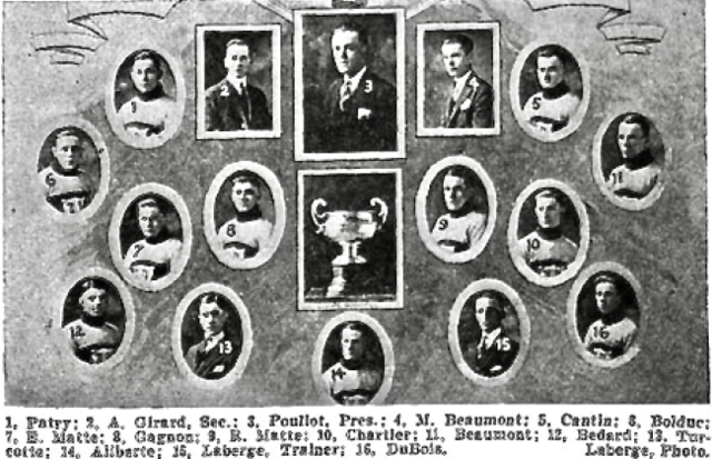 Laval Hockey Club 1923 National League of Quebec Champions
