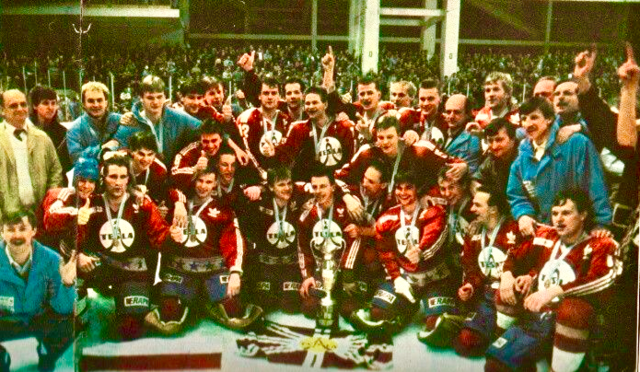 Tesla Pardubice 1989 Československá hokejová liga Šampioni