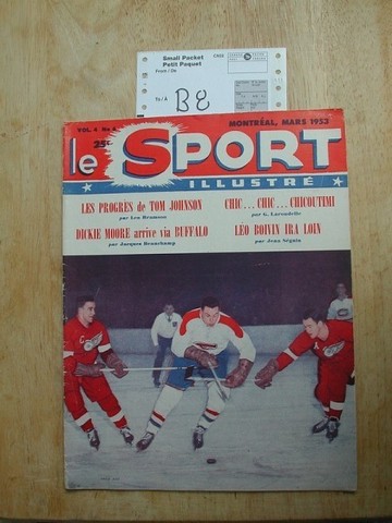 Le Sport Ice Hockey Mag 1953 1