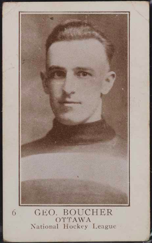 George Boucher Hockey Card 1923 V145-1 Paterson #6