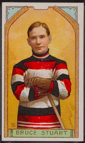 Bruce Stuart Hockey Card 1911 C55 Imperial Tobacco No. 15