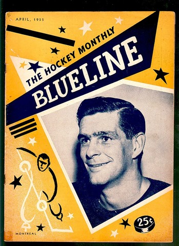 Ice Hockey Mag 1955 Blueline 2