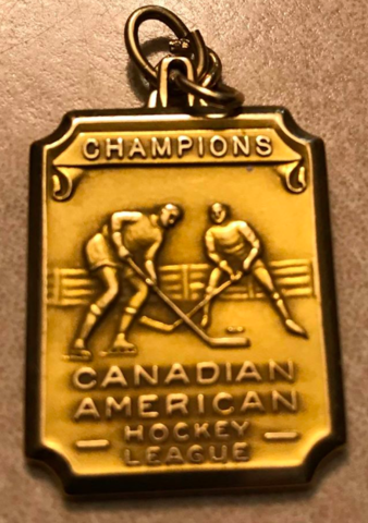 Canadian-American Hockey League / Can-Am Championship Medal 1934