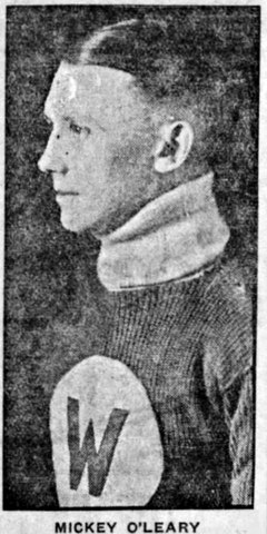 Mickey O'Leary 1919–20 Calgary Wanderers