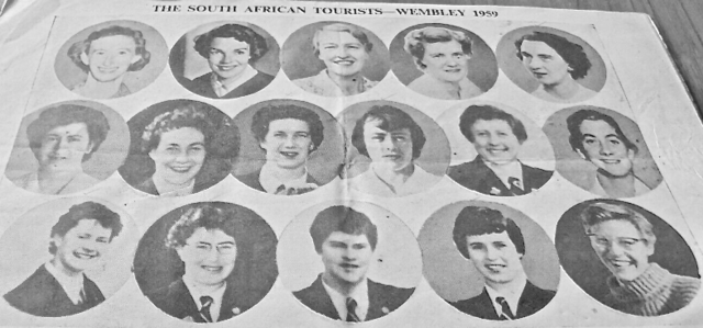 South African Women's Hockey Team 1959
