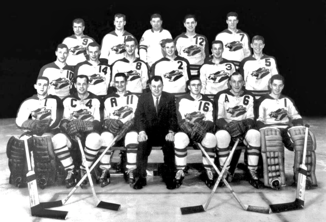 Edmonton Flyers Hockey Team 1957