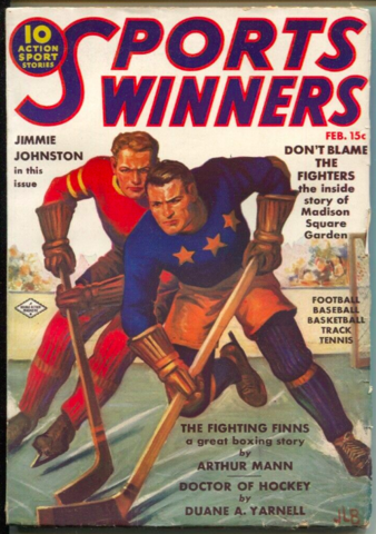Sports Winners Action Magazine 1938 Sports Pulps