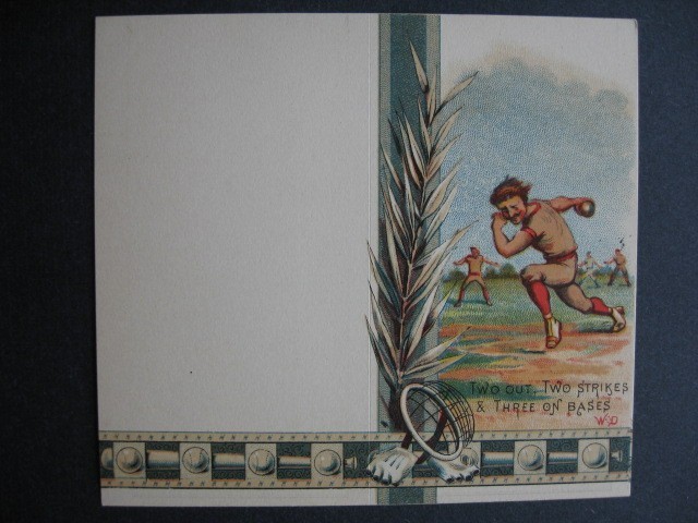 1885 Baseball Scorecard 1