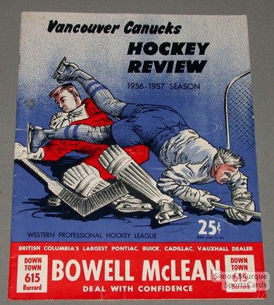 Ice Hockey Mag 1956/57 Vancouver Canucks