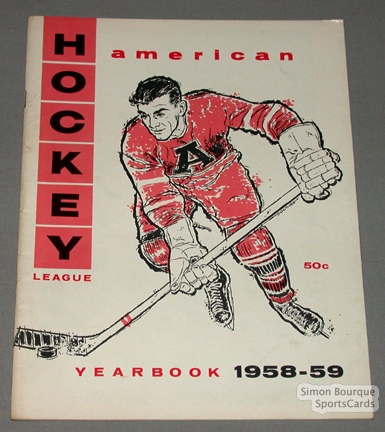 Ice Hockey Mag 1958 AHL yearbook
