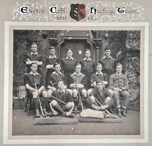 Exeter College Hockey Team 1911 Oxford University