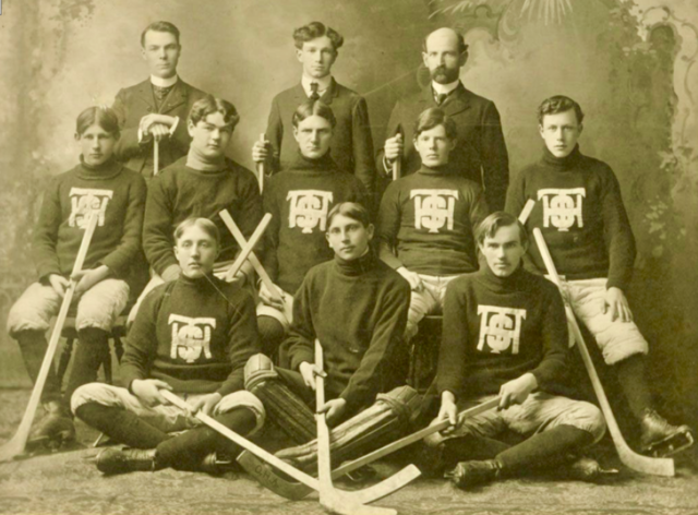 Trenton High School Hockey Team 1904