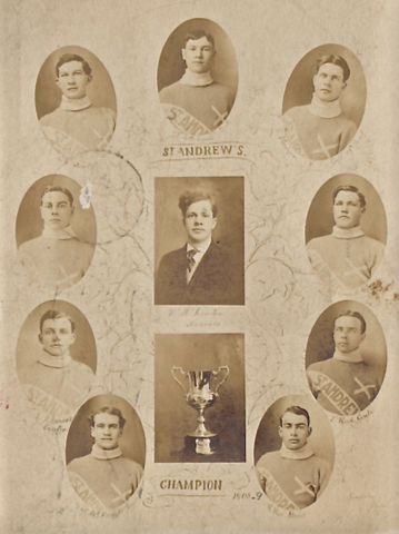 St. Andrews Church Hockey Team 1909 Peterborough League Champions