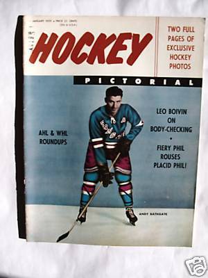 Ice Hockey Mag 1959  Hockey Pictorial