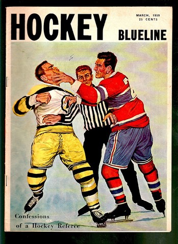 Ice Hockey Mag 1959 Hockey Blueline