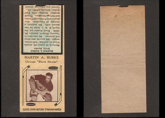 Hockey Matchbook 1936 1