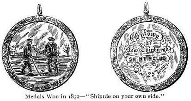 Shinty Medal - 1852  - Shinty Print