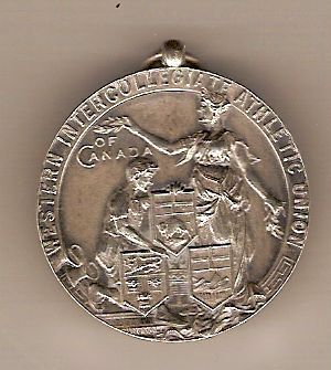 Western Intercollegiate Athletic Union of Canada Medal 1923 -1