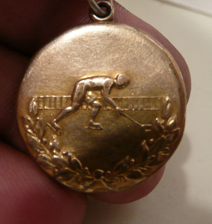 1925 Gold Medal Given to Johnny Gottselig - Regina Pats