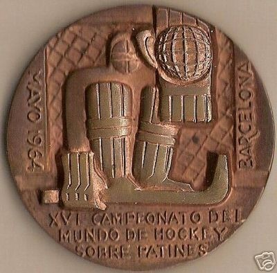 Ice Hockey Medal 1964 Spain