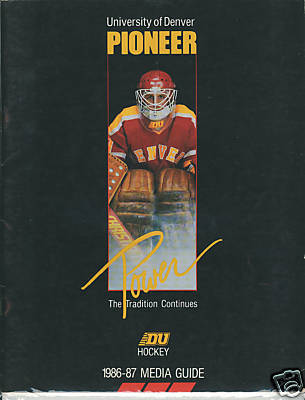 Hockey Media Guide 1986