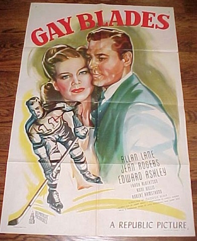 Hockey Movie Poster 1946 Gay Blades