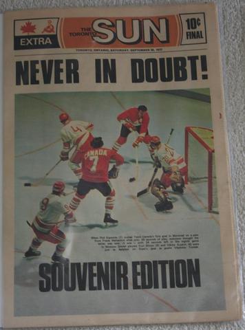 Hockey Newspaper 1972 1