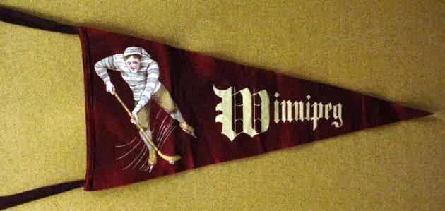 Winnipeg Hockey Pennant 1910