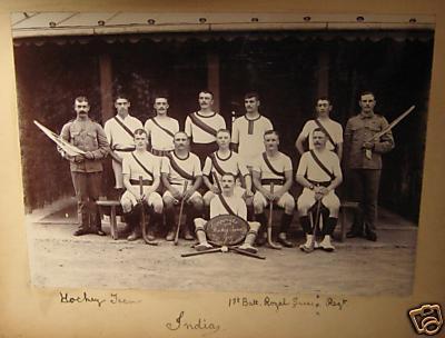 Field Hockey Team - India - 1902 - England 1st Battalion