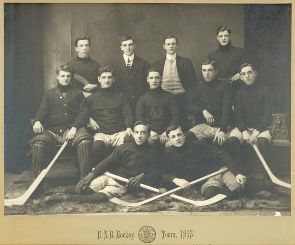 University of New Brunswick Hockey Team photo 1913