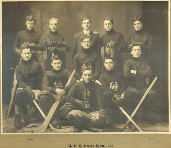 University of New Brunswick Hockey Team photo 1914