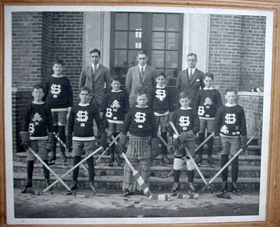 Hockey Photo 1920s 2 High School