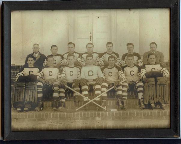 High School Hockey Team photo 1920s