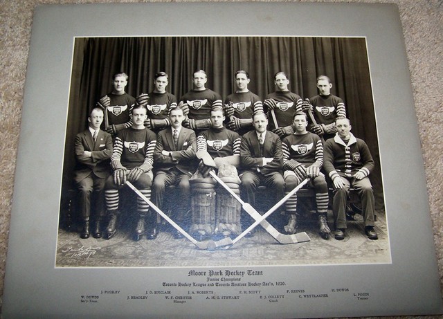 Moore Park Hockey Team - Toronto Hockey League Champions -  1926