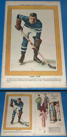 Hockey Photo 1928 Bunny Cook