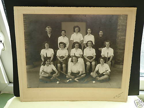 Field Hockey Team Photo 1930s 