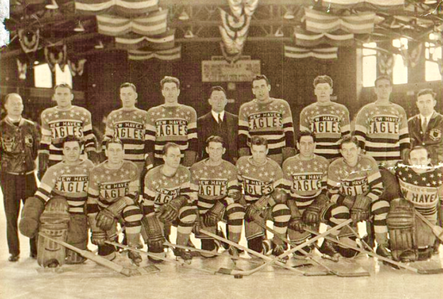New Haven Eagles Hockey Photo 1930s