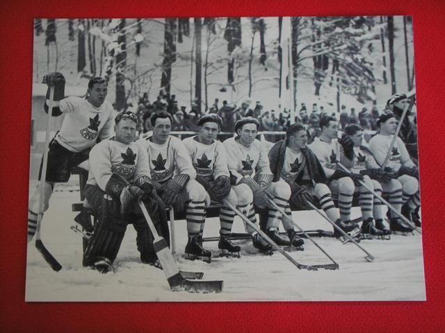 Hockey Photo 1936 Olympics Team Canada